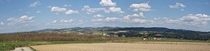 Pogórze Karpackie - panorama