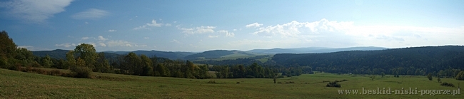 Panorama Beskidu niskiego