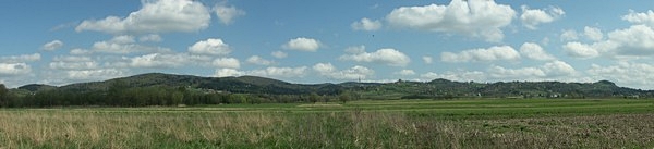 Panorama na Pogórze Karpackie