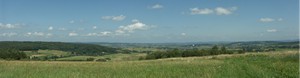 Zdjęcie panoramiczne Pogórza Karpackiego