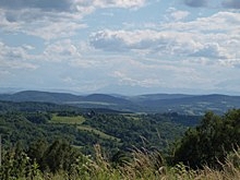 Widok na Pogórze Karpackie